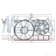 Вентилятор радиатора NISSENS XIW6 RV 5707286243712 1222482 85264 - Изображение 2