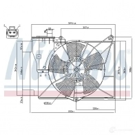 Вентилятор радиатора NISSENS 85227 2 AO6W 1222445 5707286243347 - Изображение 2