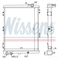 Вентилятор радиатора NISSENS M UZM8G 5707286241428 85023 Peugeot 106