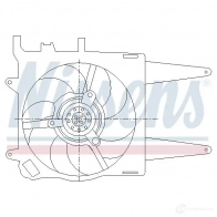Вентилятор радиатора NISSENS 5707286245129 85432 M22G0 7P 1222645 - Изображение 2