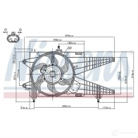Вентилятор радиатора NISSENS 5707286242517 85137 IOO0 EQ 1222361 - Изображение 2