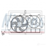 Вентилятор радиатора NISSENS 1B MP9 5707286243699 1222480 85262 - Изображение 2