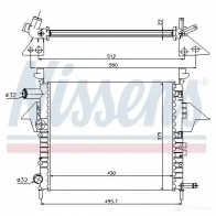 Вентилятор радиатора NISSENS 1222435 K0ZE ZCT 85217 5707286243248