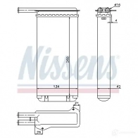 Радиатор печки, теплообменник NISSENS 87B MN39 5707286232747 1221839 71755 - Изображение 7