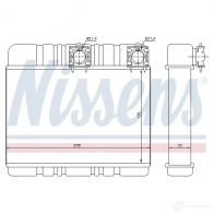 Радиатор печки, теплообменник NISSENS 1221739 5707286232013 70514 F I4I6 - Изображение 6