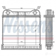 Радиатор печки, теплообменник NISSENS C41 FX 5707286231771 70225 1221718 - Изображение 2