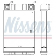 Радиатор печки, теплообменник NISSENS 72028 QSG XC 5707286233447 1221921 - Изображение 6