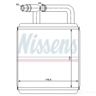 Радиатор печки, теплообменник NISSENS 5707286236158 77618 4 TAM75 1222211 - Изображение 2