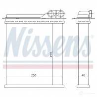 Радиатор печки, теплообменник NISSENS 5707286234390 73363 3D 3ZDKR 1222045 - Изображение 2