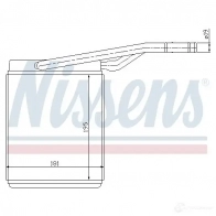 Радиатор печки, теплообменник NISSENS 71747 5707286232679 1221833 IYMC 7 - Изображение 5