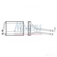 Радиатор печки, теплообменник NISSENS 77537 1222192 TEVNF M 5707286369528 - Изображение 2