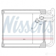 Радиатор печки, теплообменник NISSENS 5707286236219 77632 1222216 5DGM 2 - Изображение 6