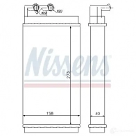 Радиатор печки, теплообменник NISSENS 70230 M VQJW 5707286280373 1221721 - Изображение 6