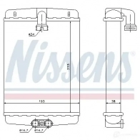 Радиатор печки, теплообменник NISSENS 72013 5707286233362 ZGE 26U 1221911 - Изображение 6