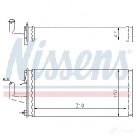 Радиатор печки, теплообменник NISSENS 71807 O C1OU3 5707286232938 1221865 - Изображение 2