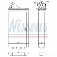 Радиатор печки, теплообменник NISSENS G 0ZFP 5707286233874 1221971 72655 - Изображение 6