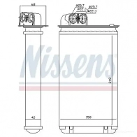 Радиатор печки, теплообменник NISSENS 72936 5707286234000 1221991 1 HHC3 - Изображение 6