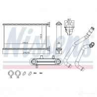 Радиатор печки, теплообменник NISSENS 2Y XTO 707190 1437680019 - Изображение 7