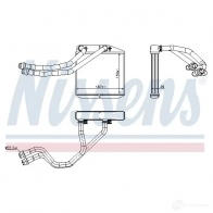 Радиатор печки, теплообменник NISSENS 71455 5707286355590 H WHXEG 1221820 - Изображение 2