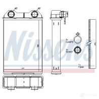 Радиатор печки, теплообменник NISSENS 5707286389687 0HID2X 6 1221768 70808 - Изображение 7