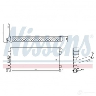 Радиатор печки, теплообменник NISSENS 72053 F11 ME 5707286381759 1221945 - Изображение 7