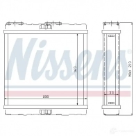 Радиатор печки, теплообменник NISSENS 73379 1222058 J EEZJKM 5707286234512 - Изображение 2