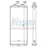 Радиатор печки, теплообменник NISSENS NLKH T 72048 5707286355583 1221940 - Изображение 6