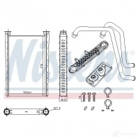 Радиатор печки, теплообменник NISSENS 72054 5707286381766 1221946 Y1M 7AS - Изображение 6