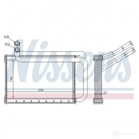 Радиатор печки, теплообменник NISSENS 77636 4LWU AM0 1222219 5707286368217 - Изображение 2
