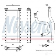 Радиатор печки, теплообменник NISSENS 707183 1424829414 5707286466067 AD4 V4LM - Изображение 2