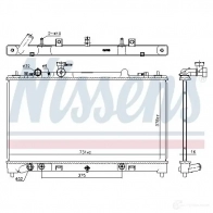 Радиатор печки, теплообменник NISSENS 5707286234123 A RUI6 72982 1222007 - Изображение 1