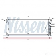 Радиатор печки, теплообменник NISSENS 1222195 77600 5707286235991 D5 FIW