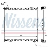 Радиатор печки, теплообменник NISSENS PO23PR V 72653 5707286233843 Opel Astra (F) 1 Хэтчбек 1.8 i 16V (F08) 116 л.с. 1994 – 1998