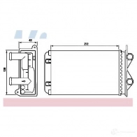Радиатор печки, теплообменник NISSENS 73971 Y0 I94Q 5707286235083 Volkswagen Transporter (T4) 4 Автобус 2.4 D Syncro 78 л.с. 1992 – 1998