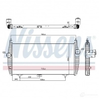 Интеркулер NISSENS 5707286264342 1227084 96617 J2 EVB - Изображение 2