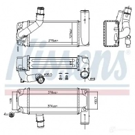 Интеркулер NISSENS 5707286374140 1226919 MFIZ AN 96429 - Изображение 2
