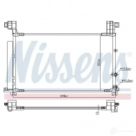 Интеркулер NISSENS 0EI GBY 1226987 96508 5707286357525