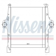Интеркулер NISSENS 97047 5707286268227 1227339 2BF7V3 Y - Изображение 2