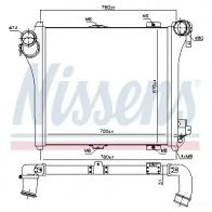 Интеркулер NISSENS 5707286362116 97075 1227362 KU GR3 - Изображение 2