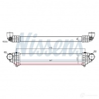 Интеркулер NISSENS 5707286265202 96722 1227173 4FRQV TS - Изображение 2
