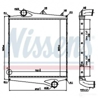 Интеркулер NISSENS 96961 1227301 VYE ALQQ 5707286267206 - Изображение 2