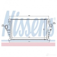 Интеркулер NISSENS 0Y5 FKA Peugeot 406 1 (8B, E, C) 1995 – 2005 5707286265523 96764