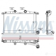 Интеркулер NISSENS 5707286360112 WY7LL W 96496 1226975 - Изображение 2