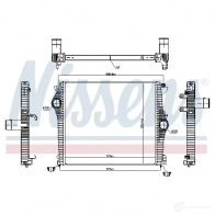 Интеркулер NISSENS F7VYF IK 1437676723 961532 - Изображение 2