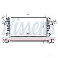 Интеркулер NISSENS 961543 1437676530 AQT ZHI - Изображение 5