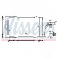 Интеркулер NISSENS 5707286407305 P XA3R75 96196 Opel Meriva (B) 2 Минивэн 1.3 CDTI (75) 75 л.с. 2010 – 2013