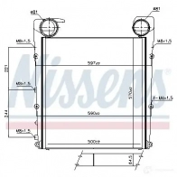 Интеркулер NISSENS 7W XGWV 1437676562 961552 - Изображение 2