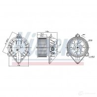 Моторчик вентилятора печки NISSENS XM 5AX 87174 5707286390652 1223146 - Изображение 5