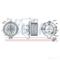 Моторчик вентилятора печки NISSENS 5707286378919 87106 1 ZP7Y 1223088 - Изображение 6