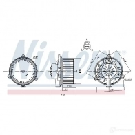 Моторчик вентилятора печки NISSENS 5707286408319 87248 872S K 1223190 - Изображение 6